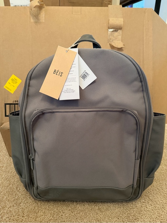 BEIS Handbags - Beis Gray Backpack - Sleek Everyday Carry